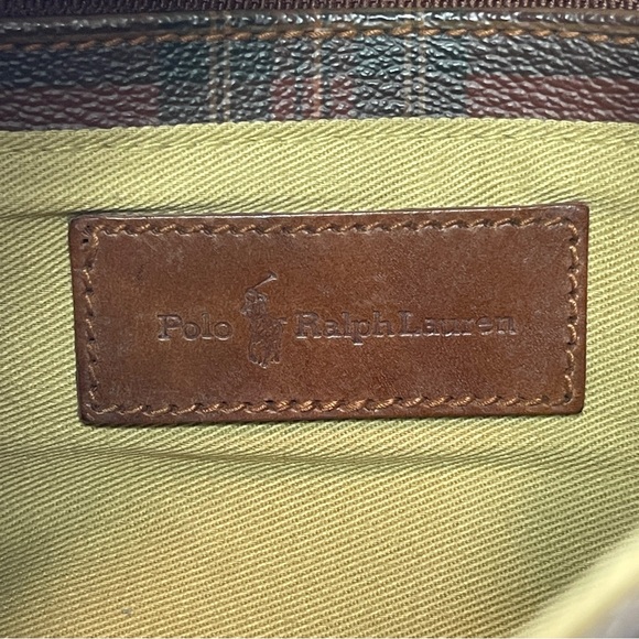 *RARE* Polo Ralph Lauren Red Tartan Mini Crossbody Messenger Bag! - Picture 16 of 17